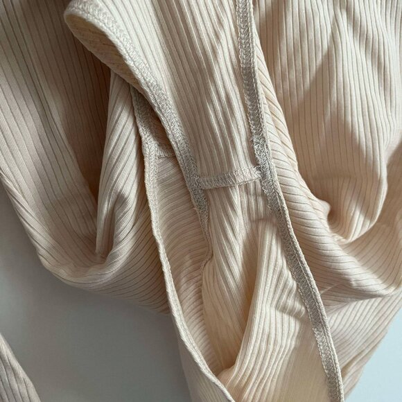Ozma of California Rosie Bodysuit, Tencel Rib, Shell - M - Picture 5 of 7